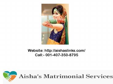 Aishas Matrimonial Reviews (1)
