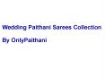 Buy designer wedding paithani sarees online