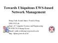 Towards Ubiquitous EWS-based Network Management PowerPoint PPT Presentation