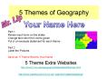 5 Themes of Geography PowerPoint PPT Presentation