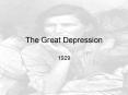 The Great Depression PowerPoint PPT Presentation