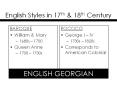 English%20Styles%20in%2017th%20 PowerPoint PPT Presentation