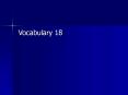 Vocabulary%2018 PowerPoint PPT Presentation