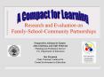 Research and Evaluation on Family-School-Community Partnerships PowerPoint PPT Presentation