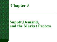Supply,Demand, and the Market Process