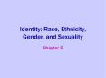 Identity: Race, Ethnicity, Gender, and Sexuality PowerPoint PPT Presentation