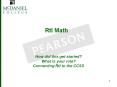 RtI Math PowerPoint PPT Presentation