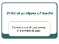 Critical analysis of media PowerPoint PPT Presentation