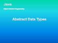 Abstract Data Types PowerPoint PPT Presentation