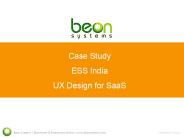 Case Study of ESS India SaaS