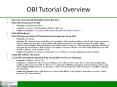 OBI Tutorial Overview PowerPoint PPT Presentation