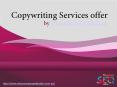 Copywriting Services offer by Discover SEO Adelaide PowerPoint PPT Presentation