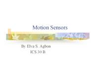 Motion Sensors
