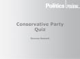 Conservative Party Quiz Rowena Hammal PowerPoint PPT Presentation