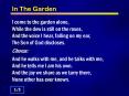In The Garden PowerPoint PPT Presentation