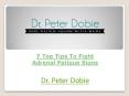 7 Top Tips To Fight Adrenal Fatigue PowerPoint PPT Presentation