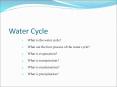 Water Cycle PowerPoint PPT Presentation