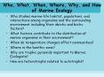 Who, What, When, Where, Why, and How of Marine Ecology PowerPoint PPT Presentation