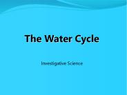 The Water Cycle
