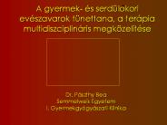 A gyermek- 