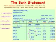 The Bank Statement