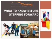 What to know before stepping forward