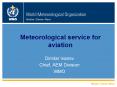 Meteorological service for aviation PowerPoint PPT Presentation