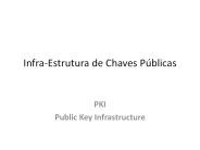 Infra-Estrutura de Chaves P