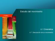 Estudio del movimiento