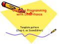 Graphics Programming with Inheritance PowerPoint PPT Presentation