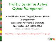 Traffic Sensitive Active Queue Management