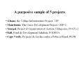 A purposive sample of 5 projects PowerPoint PPT Presentation