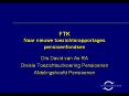 FTK Naar nieuwe toezichtsrapportages pensioenfondsen PowerPoint PPT Presentation
