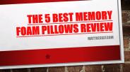 The 5 Best Memory Foam Pillows Review
