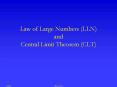 Law of Large Numbers (LLN) and Central Limit Theorem (CLT) PowerPoint PPT Presentation