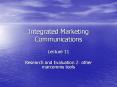 Integrated Marketing Communications PowerPoint PPT Presentation