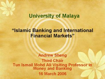 University of Malaya