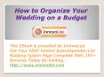 How to Organize Your Wedding on a Budget PowerPoint PPT Presentation