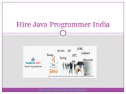 Hire Java Developer