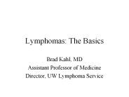 Lymphomas: The Basics