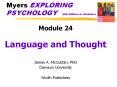 Myers EXPLORING PSYCHOLOGY  (6th Edition in Modules) PowerPoint PPT Presentation