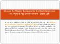 Android application development company in kolkata PowerPoint PPT Presentation