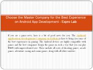 Android application development company in kolkata