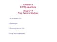 Chapter 8 I/O Programming  Chapter 9 Trap Service Routines PowerPoint PPT Presentation