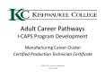 Adult Career Pathways I-CAPS Program Development PowerPoint PPT Presentation
