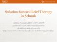 Solution-focused Brief Therapy in Schools PowerPoint PPT Presentation