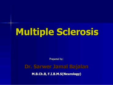 Multiple Sclerosis