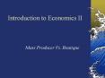 Introduction to Economics II PowerPoint PPT Presentation