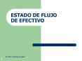 ESTADO DE FLUJO DE EFECTIVO PowerPoint PPT Presentation