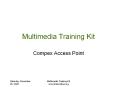 Multimedia Training Kit PowerPoint PPT Presentation